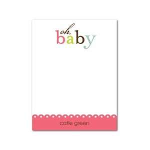  Thank You Cards   Baby Charm Medium Pink By Ann Kelle 
