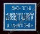NYC 20th Century Limited Railroad Patch #42 0545