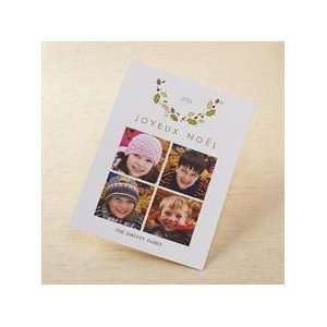  French Foliage Holiday Photo Card