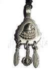 native american indian zodiac hawk totem pewter pendant feathers march