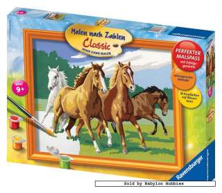 picture 2 of Ravensburger Painting by Numbers   Wild horses (283743)