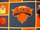 NEW YORK KNICKS NBA LICENSED QUILTING COTTON FABRIC FQ OOP