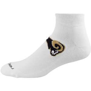    Reebok St. Louis Rams White Team Sun Ankle Socks