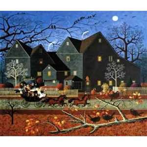   the House of Seven Gables Open Edition Canvas Giclee
