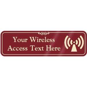   Access Point Symbol Sign ShowCase Sign, 10 x 3