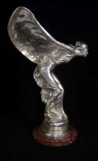 Charles Skyes Flying Lady Bronze Silver Spirit Ecstacy  