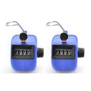  Set of 2 Hand Tally Counters   Blue