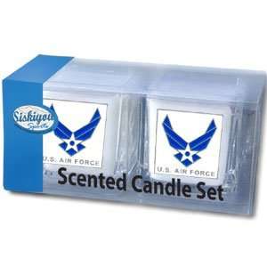 Air Force Falcons 2 pack of 2x2 Candle Sets   NCAA College Athletics 