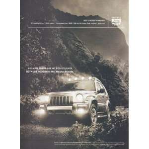  Print Ad 2003 Jeep Liberty Renegade Jeep Books