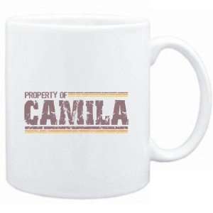  Mug White  Property of Camila   Vintage  Female Names 