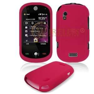  Hot Pink Transparent Silicone Skin Cover Case Cell Phone 