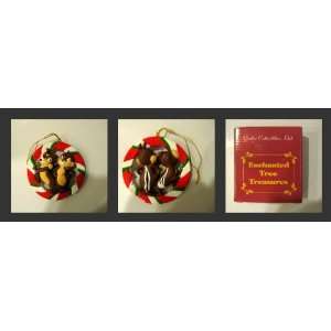  Grolier Enchanted Tree Treasures Ornament   Chip and Dale 