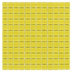  Britto 12W x 12L Elite Sun Yellow Glass Tile CHIGLABR108 