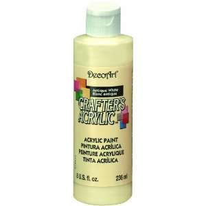  DecoArt DCA03 9 Crafters Acrylic, 8 Ounce, Antique White 