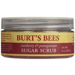Burts Bees Sugar Scrub Cranberry & Pomegranate 8 oz. (Quantity of 3)