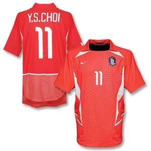  02 03 Korea Home Jersey   Cool Motion Version + Y.S. Choi 