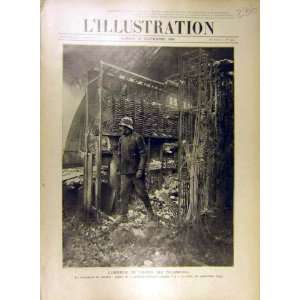  1908 Fire Telephone Hotel Fireman Ruins French Print
