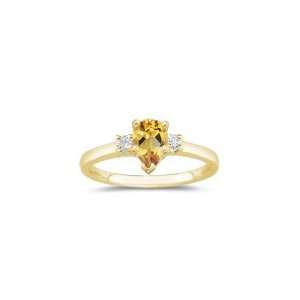   Cts Citrine Classic Three Stone Ring in 14K Yellow Gold 9.0 Jewelry