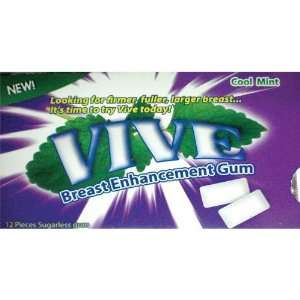   Vive Breast Enhancement Gum, Cool Mint, 3 Pack