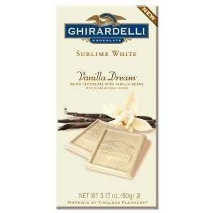Ghirardelli Chocolate Sublime White Vanilla Dream Chocolate Bar, 3.5 