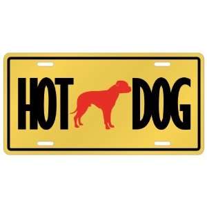  New  American Bulldog   Hot Dog  License Plate Dog 