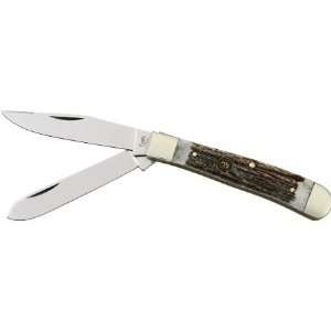   Knives 312DS Trapper Knife with Deer Stag Handles