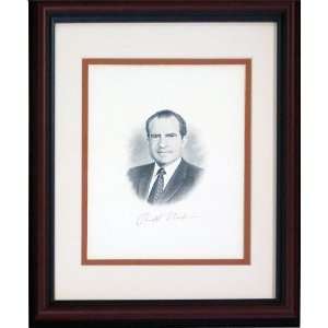  Robert Nixon Autographed Framed Letter 