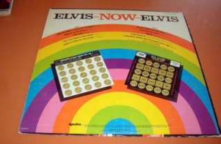 1972 ELVIS PRESLEY *ELVIS NOW* LP RECORD ALBUM W/JACKET  