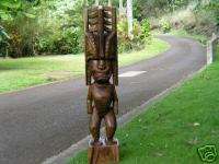 Tiki Statue Sculpture Tropical Garden Decor Yard Art  