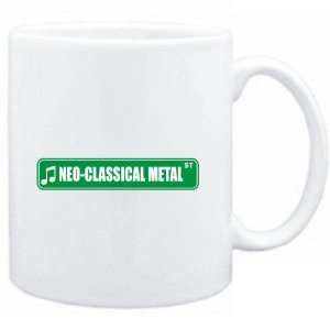  Mug White  Neo Classical Metal STREET SIGN  Music 