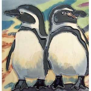  Humboldt Penguin Ceramic Wall Art Tile 4x4