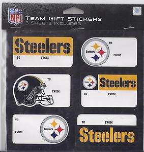 Pittsburgh Steelers Christmas Present Name Labels   Team Gift Stickers 
