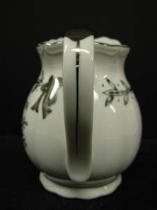 Vintage Porcelain Lefton 25th Silver Anniversary Platinum China 