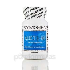  Xymogen SeLECT E 400 60 Softgels