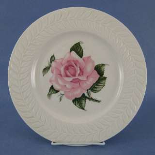 Theodore Haviland Rose Dinner Plate Pink Flower Leaves  