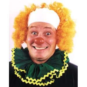  Clown Wig Bald Curly Orange