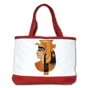   Bag Purse (2 Sided) Red Egyptian Pharaoh Queen 