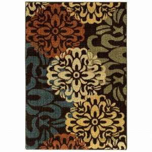  Medallion Washable Rug