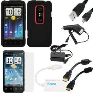 Protector + Car Charger + Home Charger + USB Cable + iKross MHL Micro 
