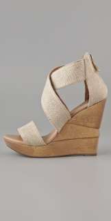 Diane von Furstenberg Opal Crisscross Wedge Sandals  
