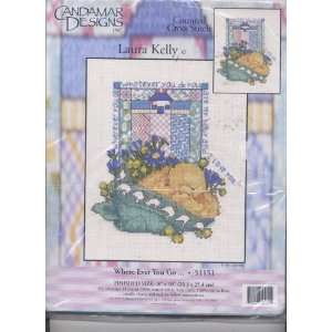  Laura Kelly Where Ever You Go Counted Cross Stitch Kit 