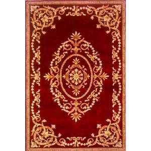  Harmony Collection HA 18 Red Hand Tufted Area Rug 2.60 x 