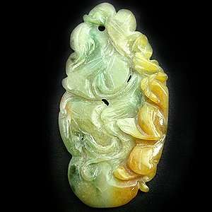 Gourd Tree Jade Pendant   Authentic Traditional Chinese Jade Crystal 