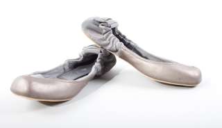 STELLA MCCARTNEY Adidas Pewter Mesh Ballet Flats 5  