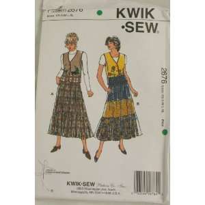   Misses Vest and Skirt 1997 Sizes XS,S,M,L,XL Arts, Crafts & Sewing