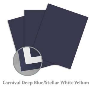  Carnival Vellum Stellar White/Deep Blue Paper   250/Carton 