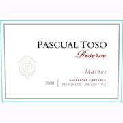 Pascual Toso Malbec Reserve 2008 