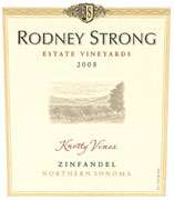 Rodney Strong Estate Knotty Vines Zinfandel 2008 
