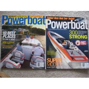  2 Issues of Powerboat Magazine January 2008   February 