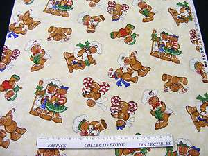 CHRISTMAS GINGERBREAD COOKIE CHARACTERS~BAKING~PLAYING~PEPPERMINT~OOP 